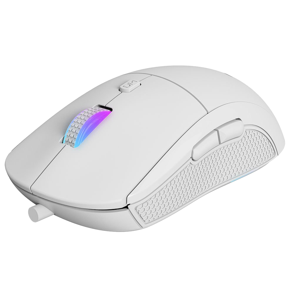 GameBooster M11 Dire RGB 12.800 DPI Beyaz Kablolu Gaming Mouse